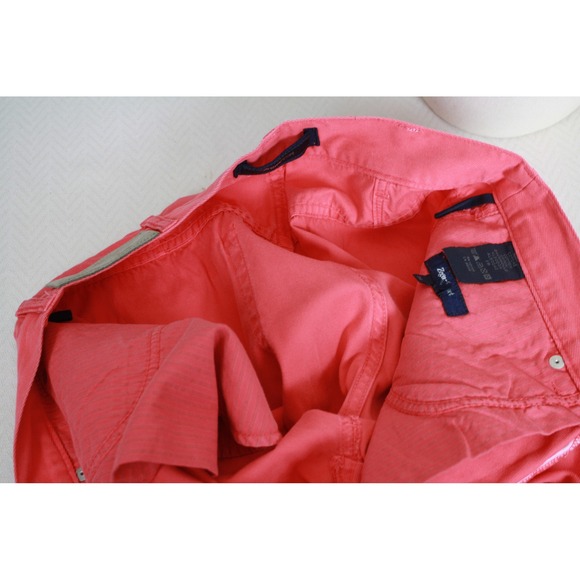 Zegna Sport Coral Pink Cotton Blend Casual Pants Mens 32x29 - Picture 4 of 9